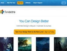 Tablet Screenshot of fanextra.com